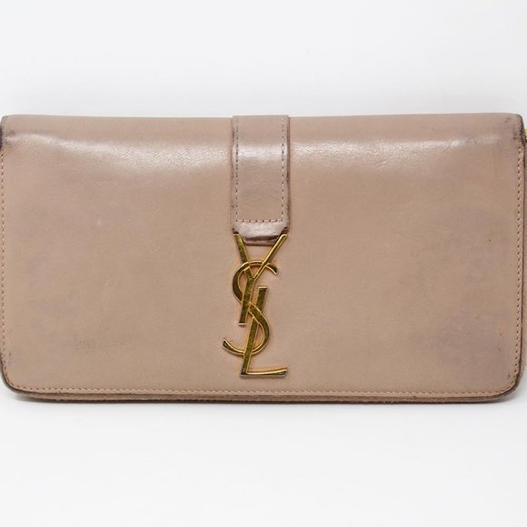 Yves Saint Laurent #46205 Zip Around Wallet - Picture 1 of 7